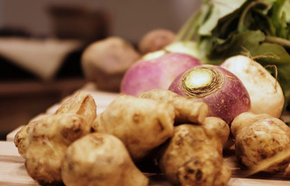 Nahaufnahme von Gemüse, Die richtige Ernährung in der kalten Jahreszeit, Kurhaus, Retreat und Healthresort Marienkron